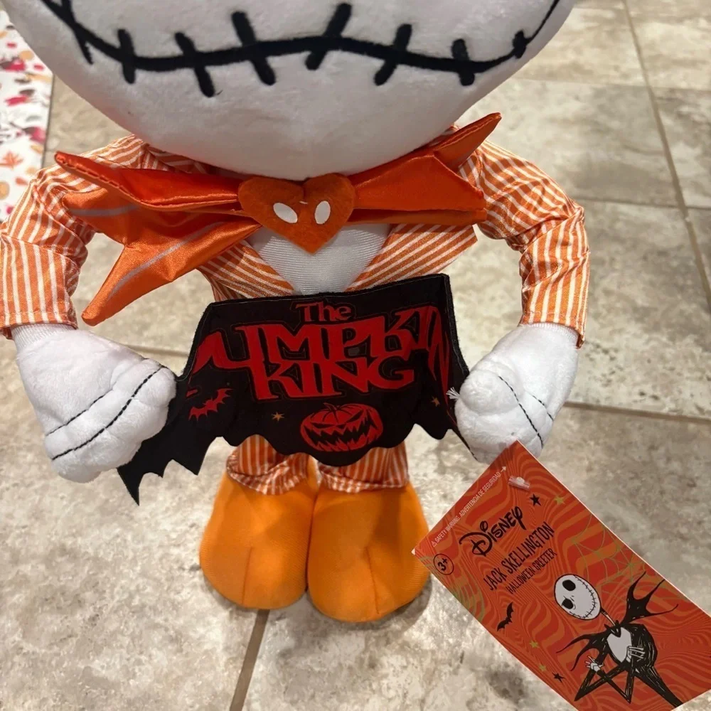 Disney The Nightmare Before Christmas Plush Door Greeter NEW Pumpkin King